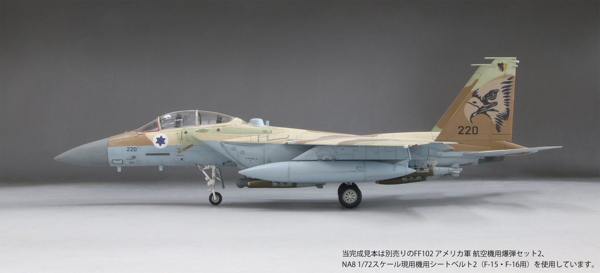 1/72イスラエル空軍F-15I “ラーム”_ファインモールド